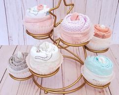 Unique Baby Shower gifts cupcake onesies